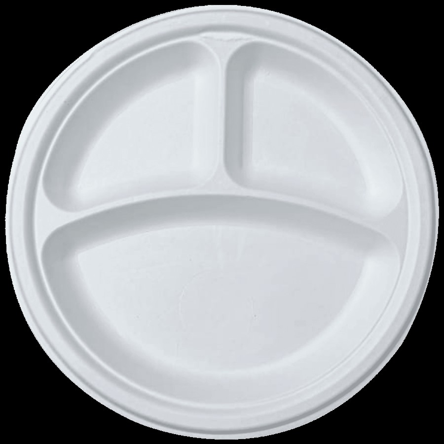 Brodees Disposable Round Plate - 9'' Diameter