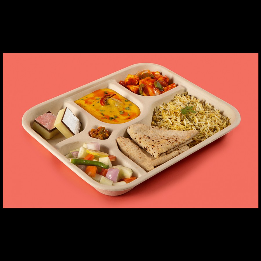 Chuk Disposable Meal Plate - 5 Compartment