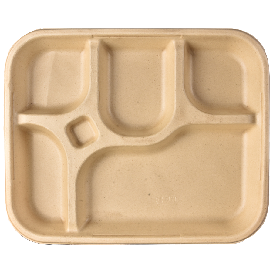 Chuk Disposable Meal Plate - 5 Compartment