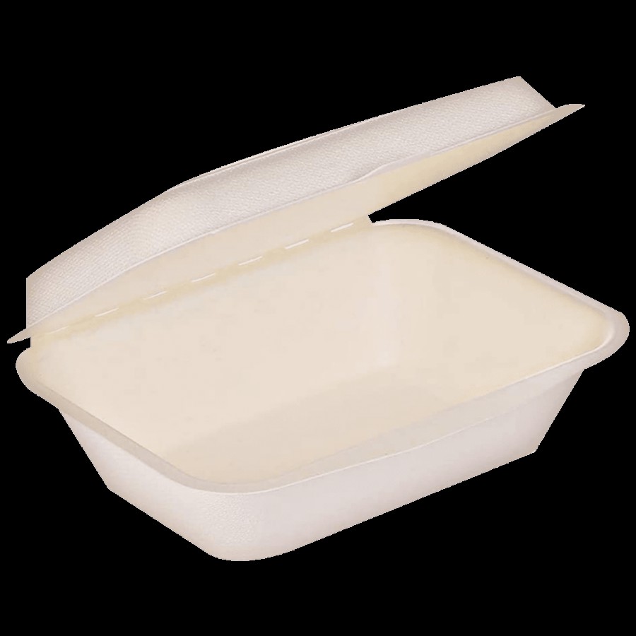 Ecoware Disposable Clamshell Food Box 600 ml