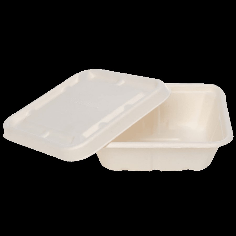 Ecoware Disposable Food Box with lid 750 ml