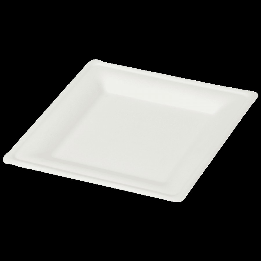 Ecoware Disposable Square Plate 20 cm