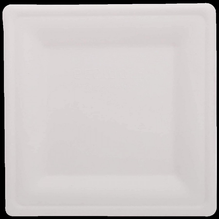 Ecoware Disposable Square Plate 20 cm