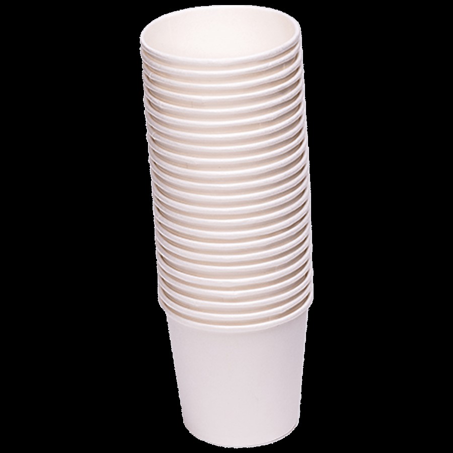 Ekopak Disposable Paper Cups - Plain