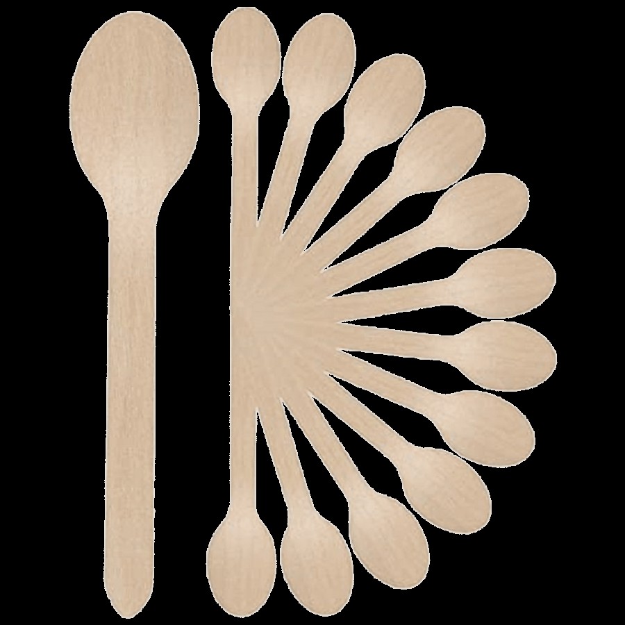 Ekopak Wooden Spoons - 14 cm