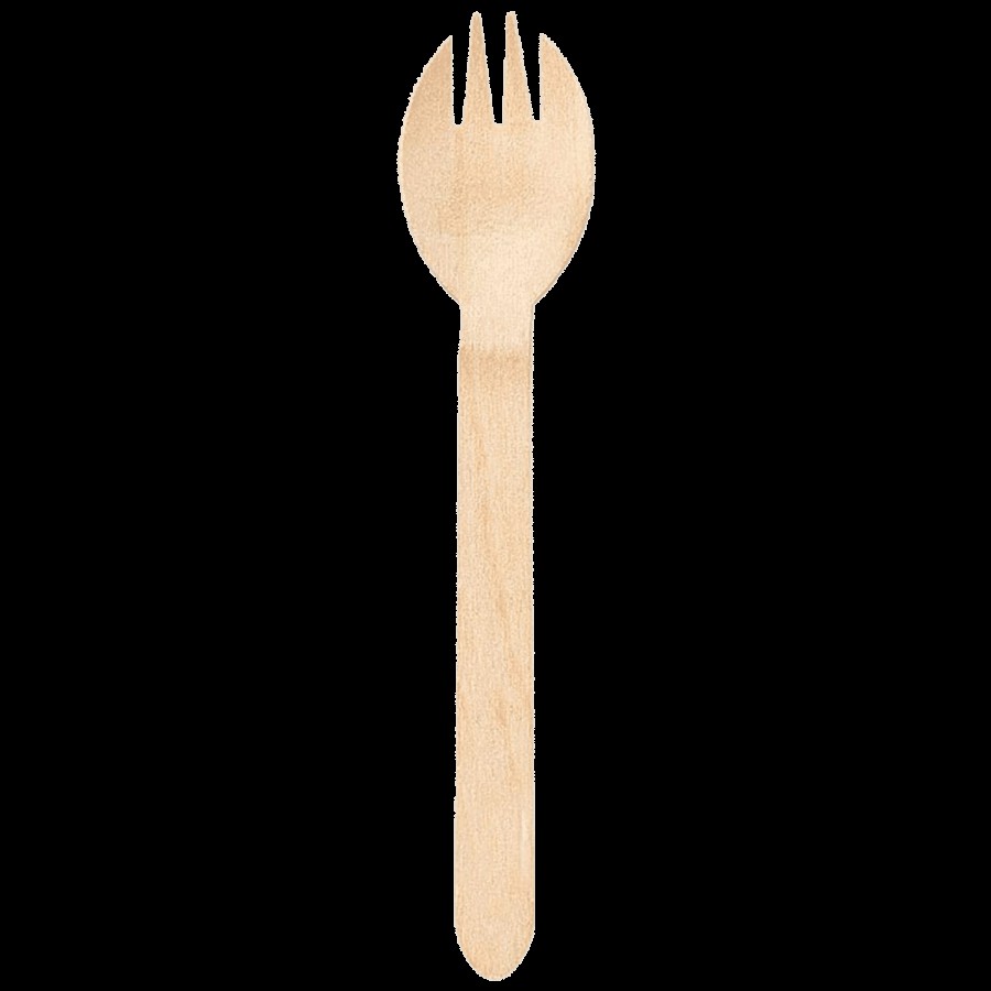 Ekopak Wooden Spork - 110 mm