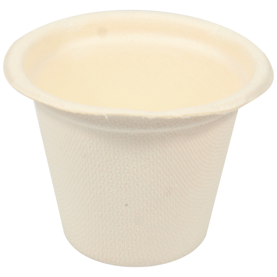 Klassic Disposable Biodegradable Bagasse Cup - Cylindrical