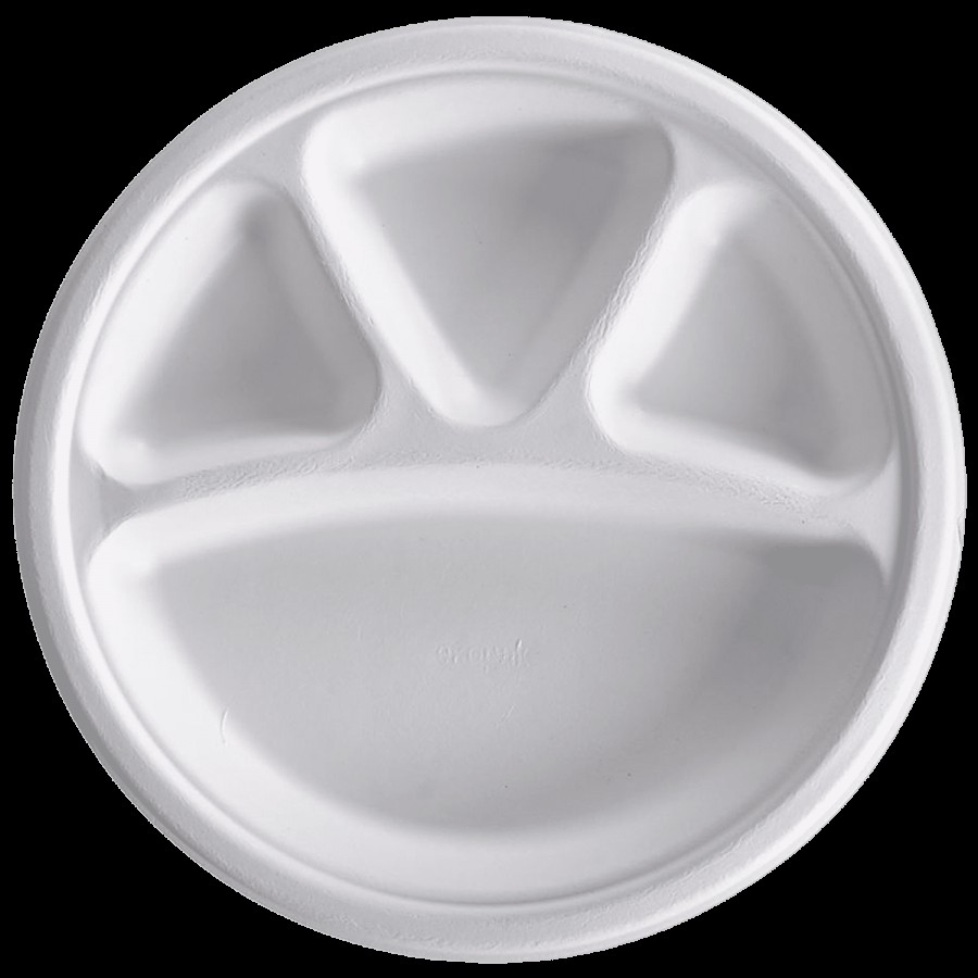 Nabhas Disposable Paper Plate - Bagasse