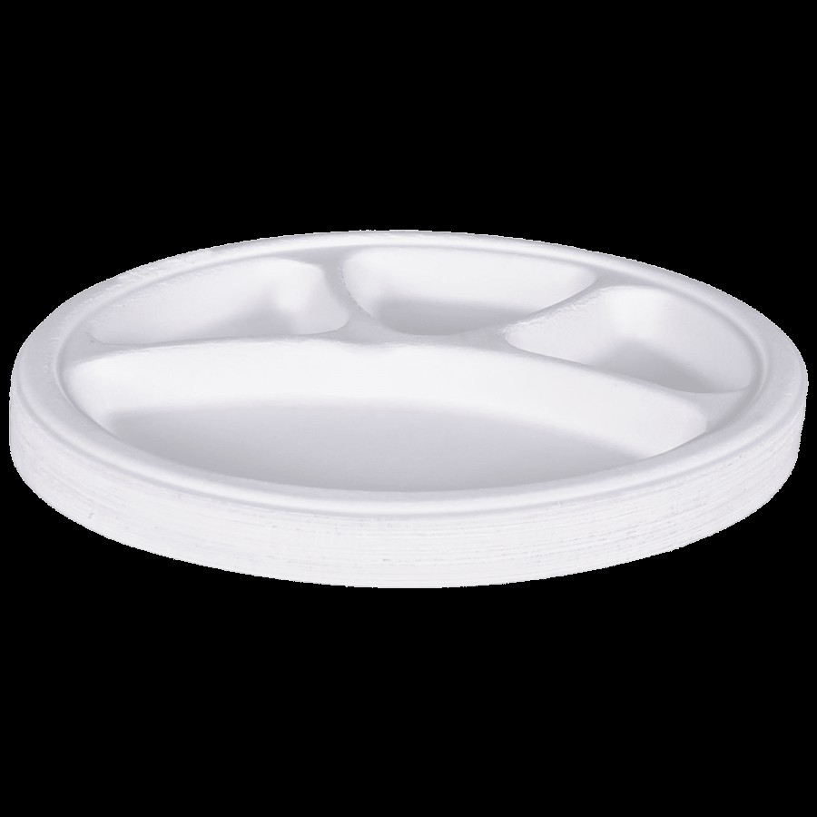 Nabhas Disposable Paper Plate - Bagasse