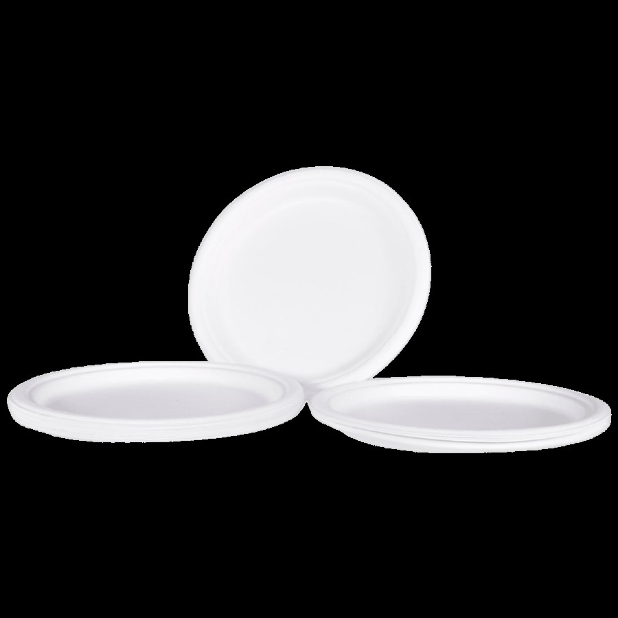 Nabhas Disposable Paper Plate - Bagasse