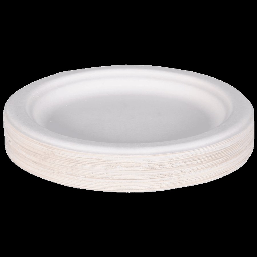 Nabhas Disposable Paper Plate - Bagasse