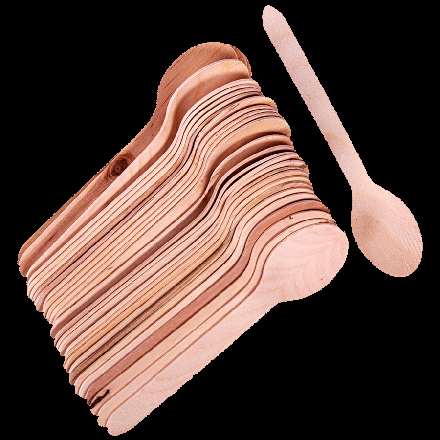 Nabhas Disposable Wooden Spoon - Eco-Friendly