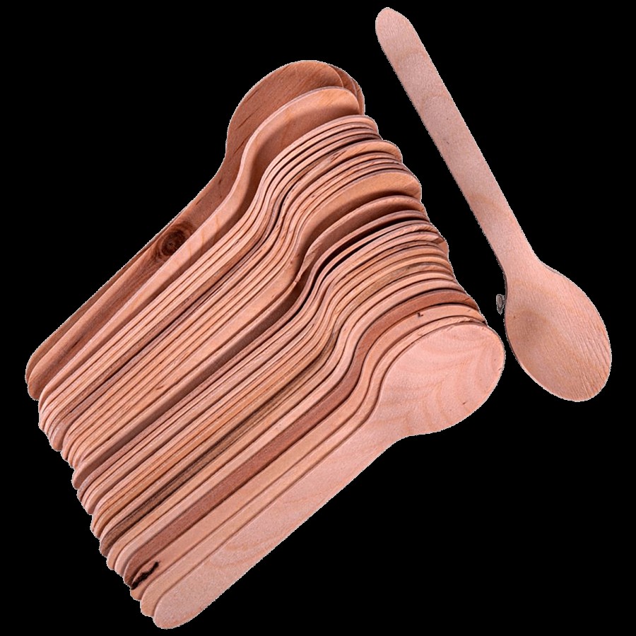 Nabhas Disposable Wooden Spoon - Eco-Friendly