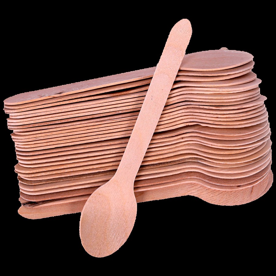 Nabhas Disposable Wooden Spoon - Eco-Friendly