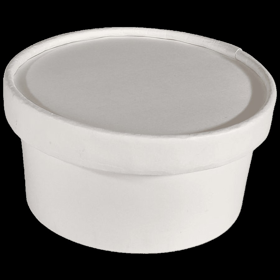 Paricott Paper Bowl - With Lid