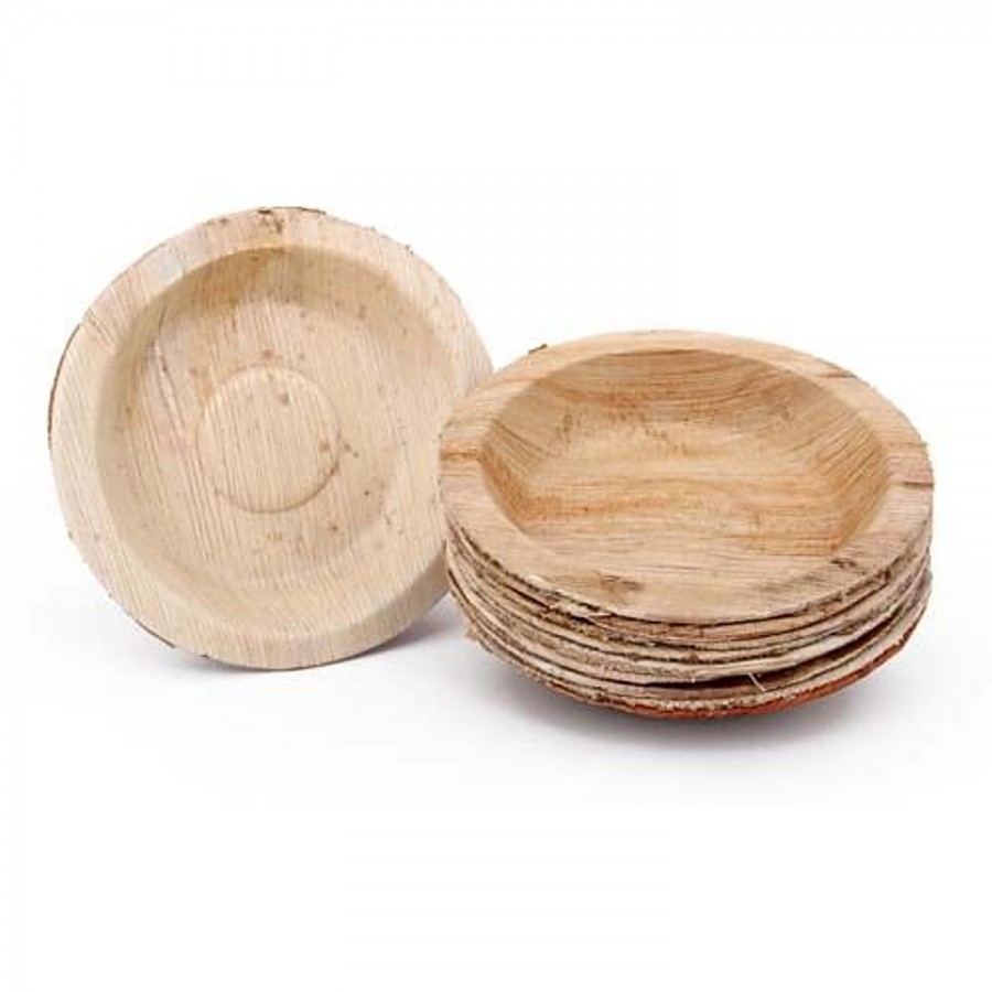 Re Round Bowl - Biodegradable Areca Leaf