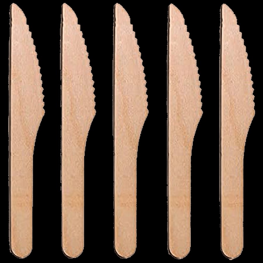 SE7EN Disposable Wooden Knife - Eco-Friendly