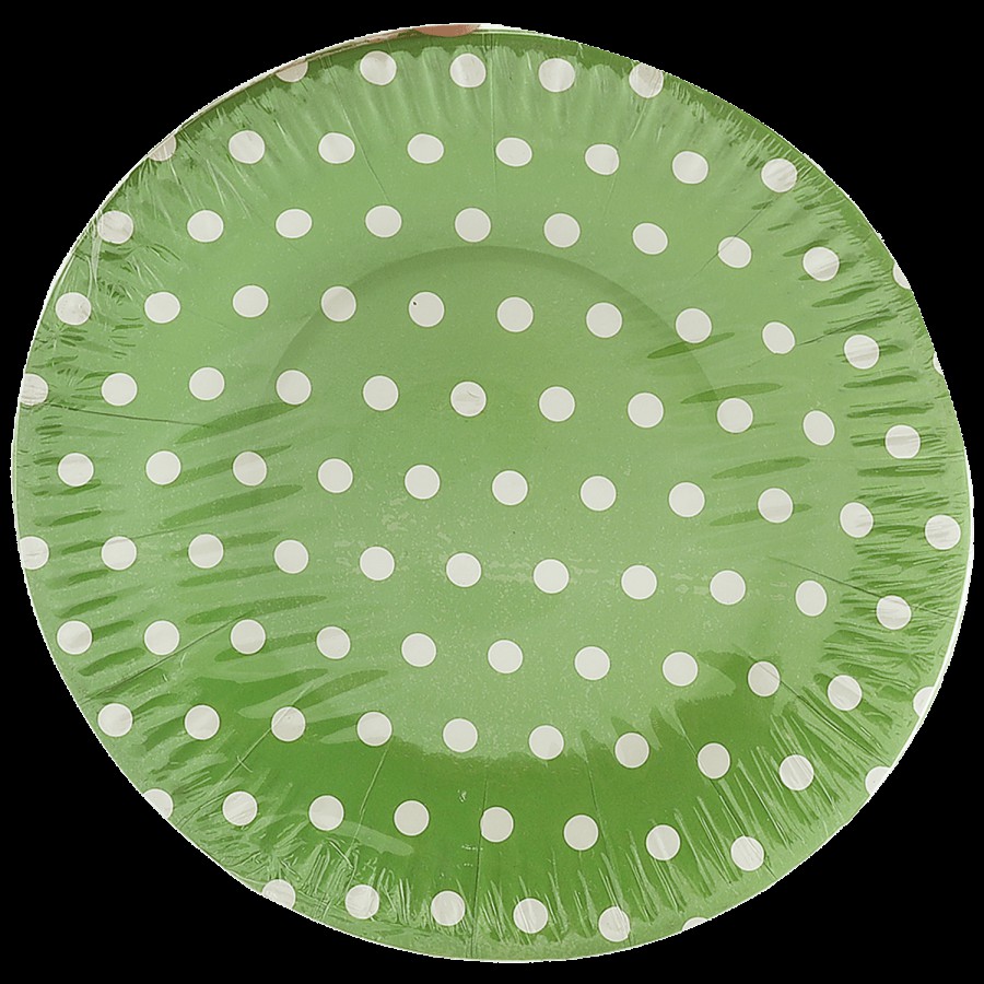 SE7EN Polka Dot Paper Plate - For Parties