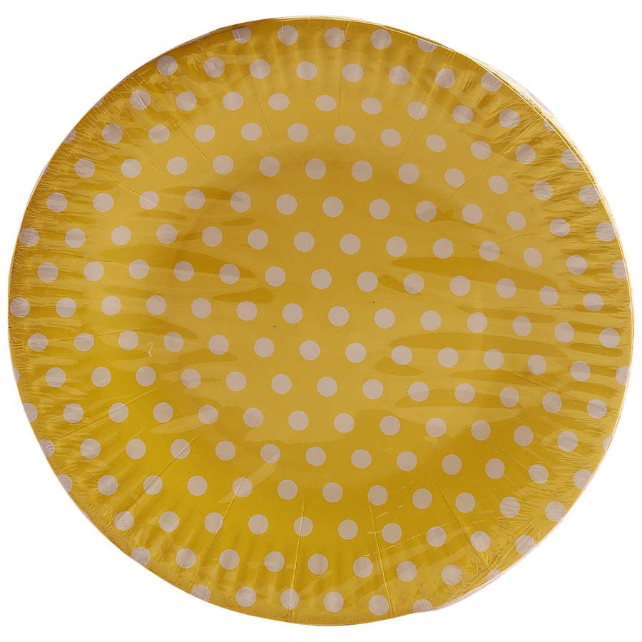 SE7EN Polka Dot Paper Plate - For Parties