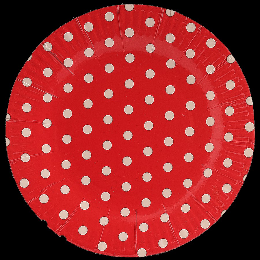 SE7EN Polka Dot Paper Plate - For Parties