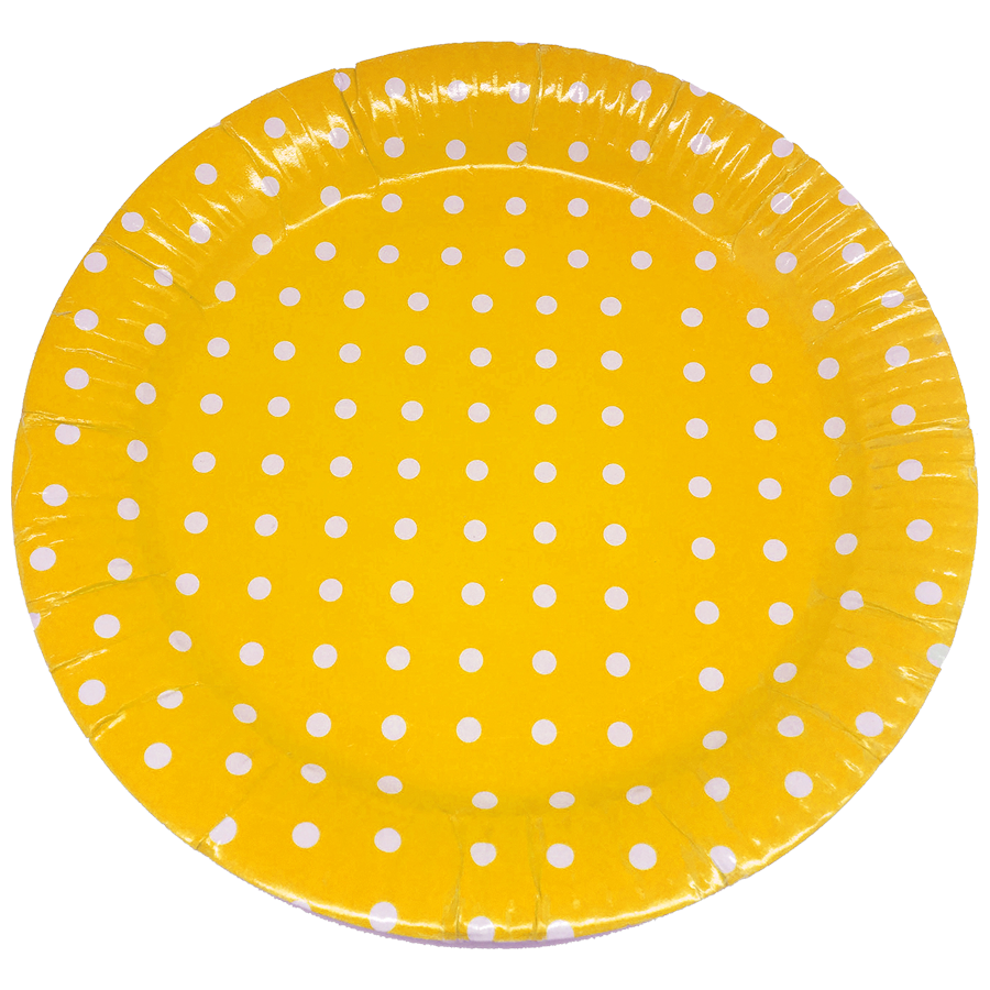 SE7EN Polka Dot Paper Plate - For Parties