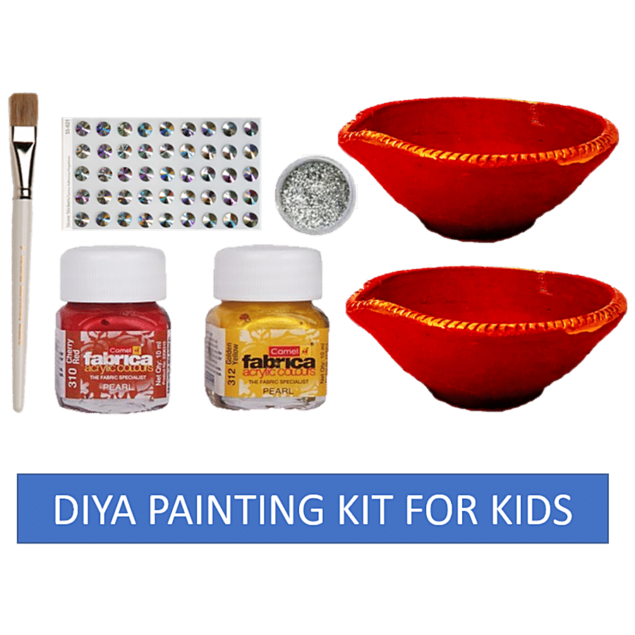 Arham Diwali DIY Diya Painting Kit For Kids