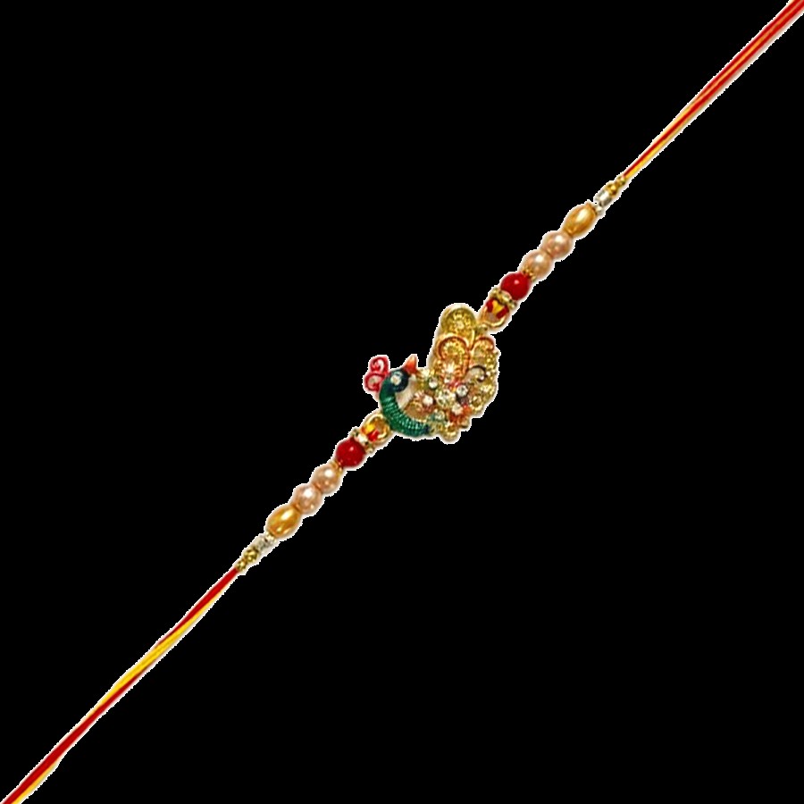 Arham Peacock Stylish Rakhi