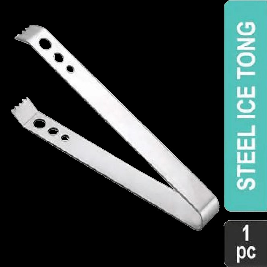 CS Stainless Steel Ice Tong