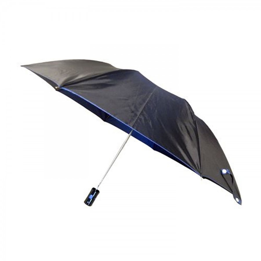 Citizen Umbrella - Black with Blue Piping