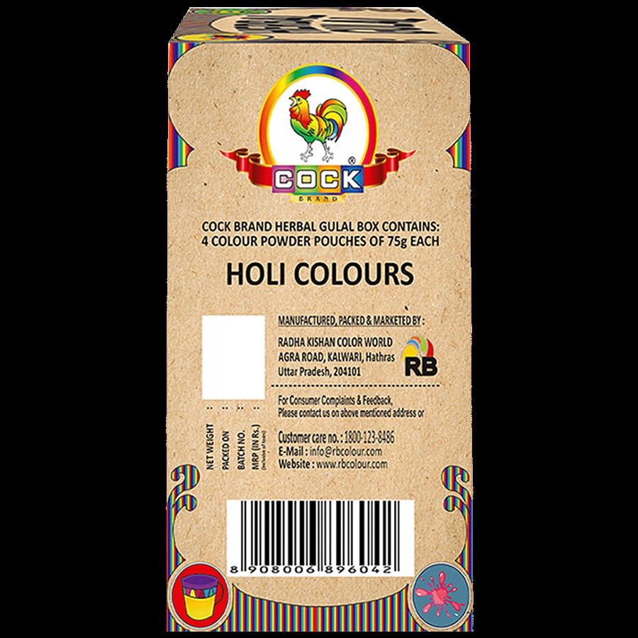 Cock Herbal Gulal Pack