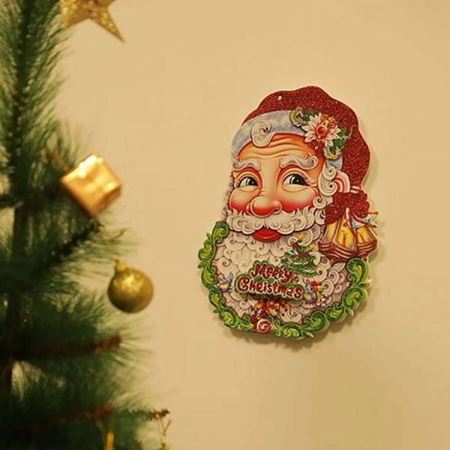 Creative Space Christmas Santa Claus Wall Sticker