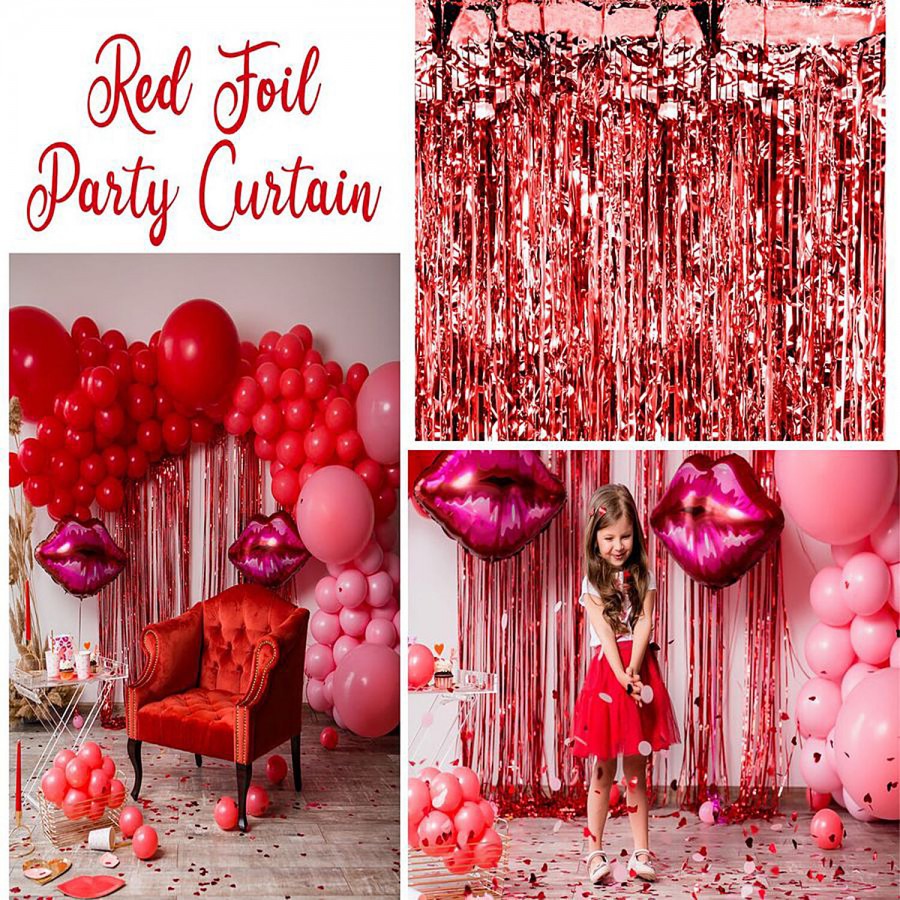 Creative Space Red Door Curtain