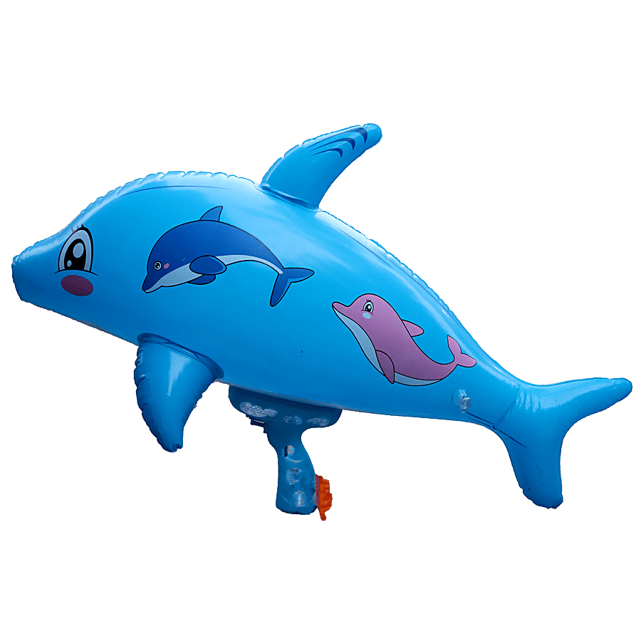 Darling Toys Holi Dolphin Design Inflatable Water Gun