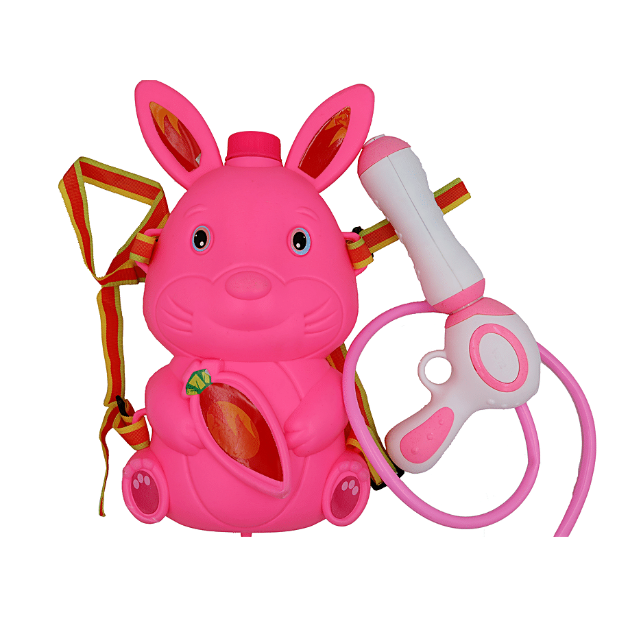 Darling Toys Holi Rabbit Design Water Gun With Backpack Tank