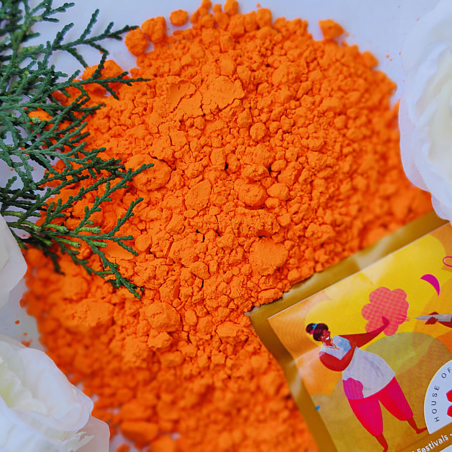 House of Festivals Flower Petals Holi Colour - Orange