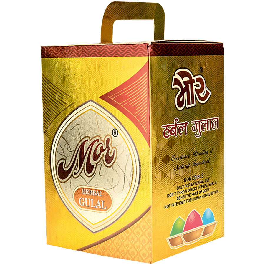 MOR Herbal Holi Gulal - Red