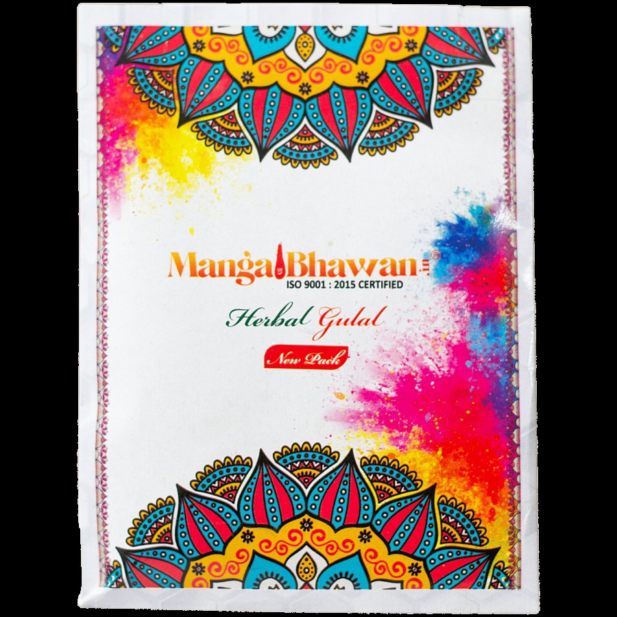 Mangal Bhavan Herbal Gulal/Holi Colour - Natural