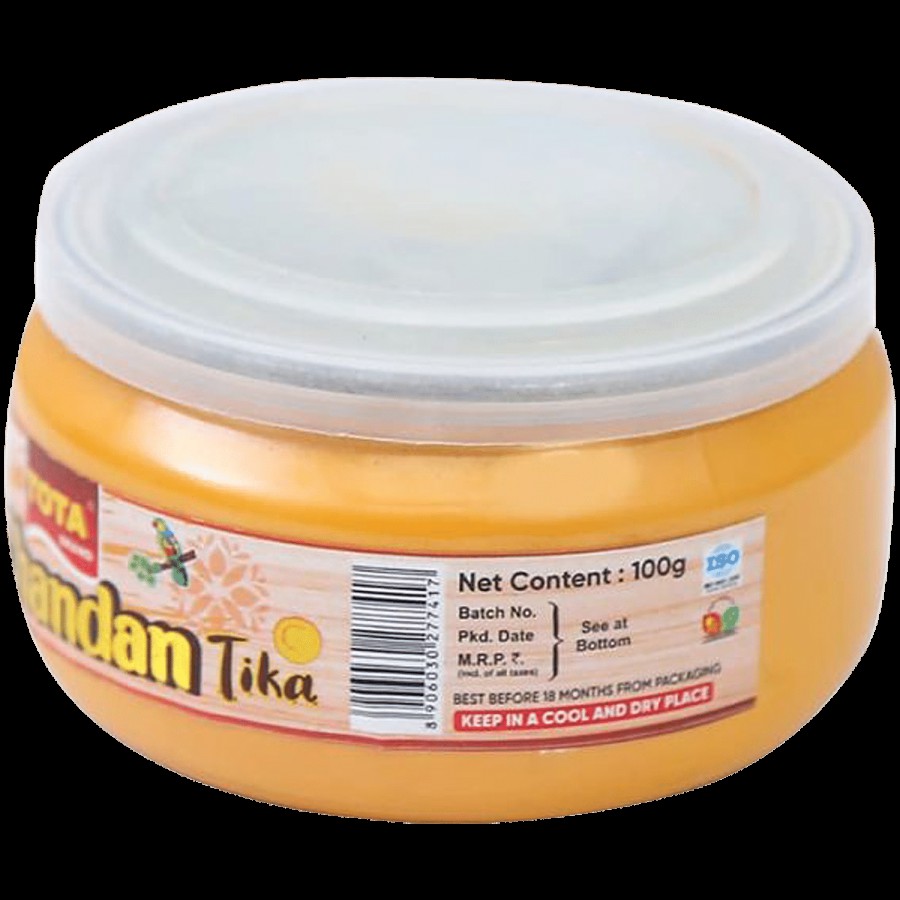 Tota Chandan Tika Paste - For Auspicious Occasions