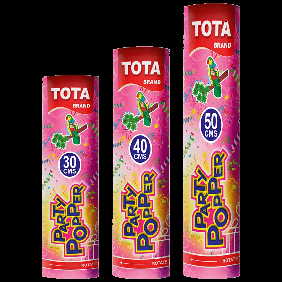 Tota Party Popper - Colourful