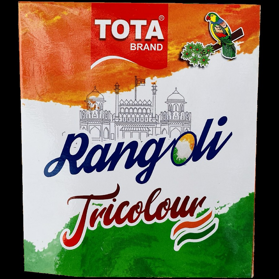 Tota Rangoli Tricolour Powder - For Holi