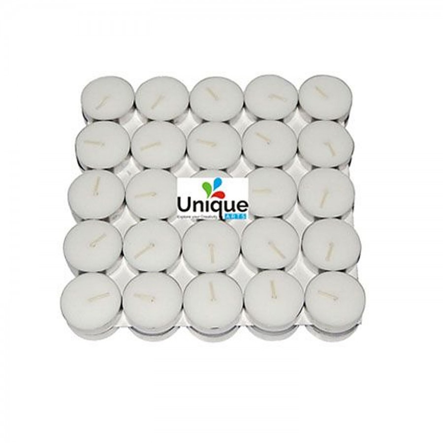 Unique Arts & Interiors White Tea Light Candles