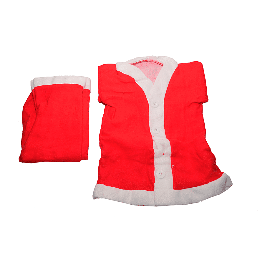 Urban Fest Santa Claus Dress With Pant