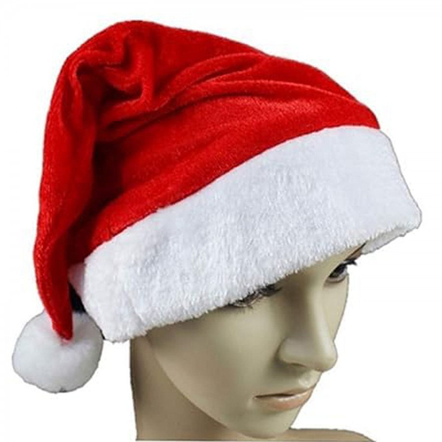 Urban Fest Santa Claus Cap With Hanging Ball