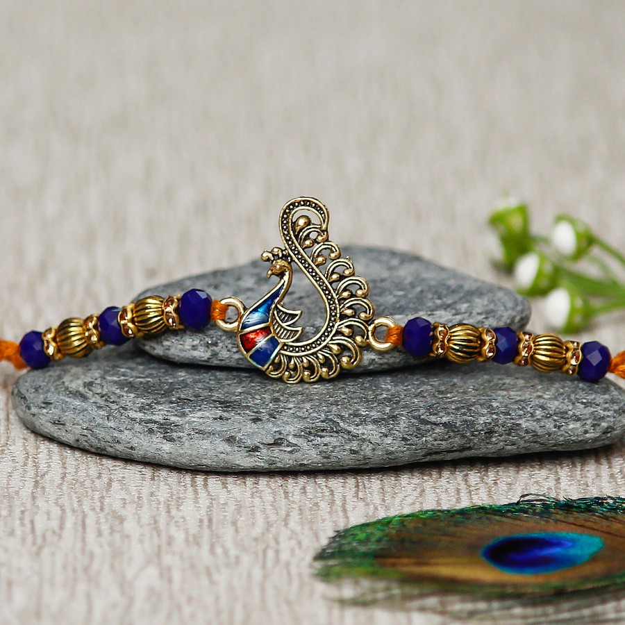 eCraftIndia Designer Peacock Rakhi