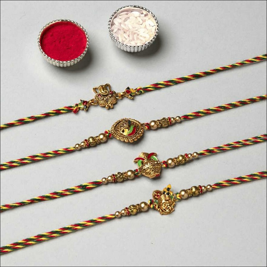 eCraftIndia Designer Rakhi Of Lord Ganesha