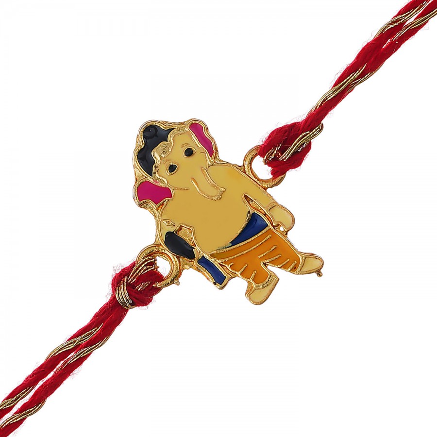 eCraftIndia Ganesha Design Kids Rakhi