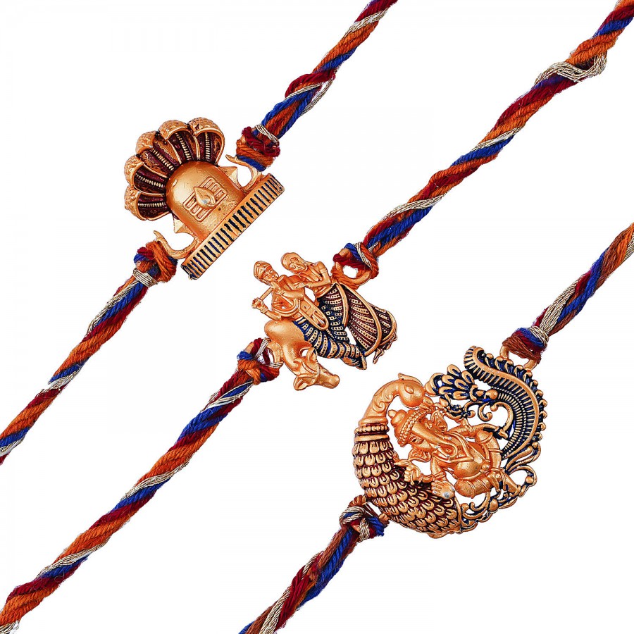 eCraftIndia Religious Rakhis - Multicolour