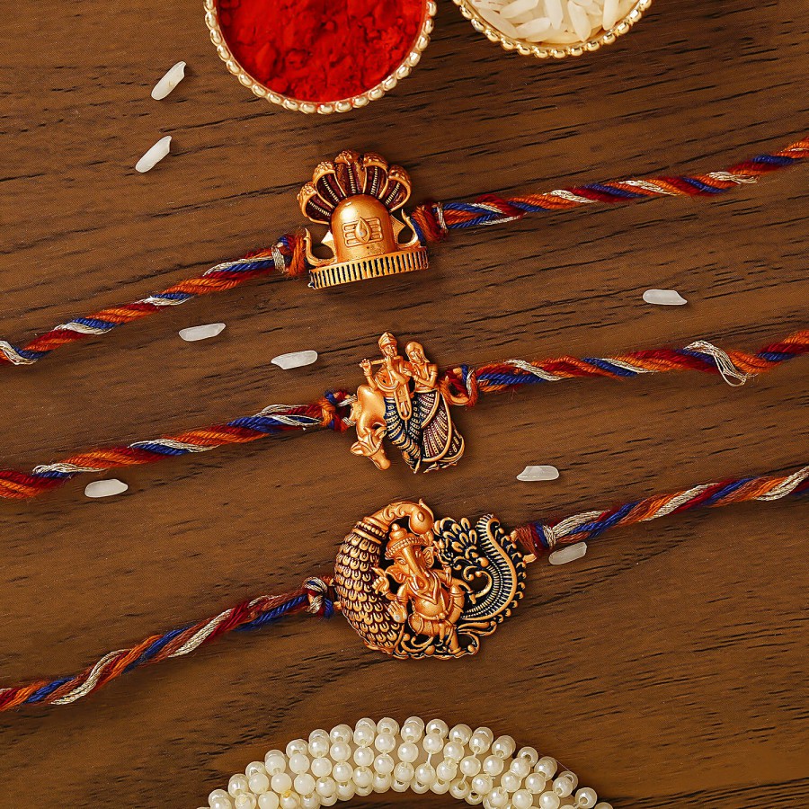 eCraftIndia Religious Rakhis - Multicolour