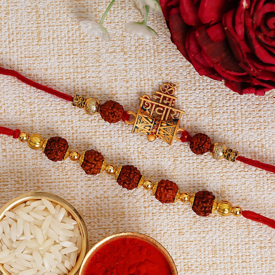 eCraftIndia Religious Rudraksh Rakhis