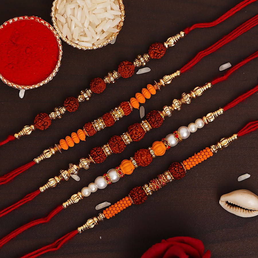 eCraftIndia Rudraksh Rakhis